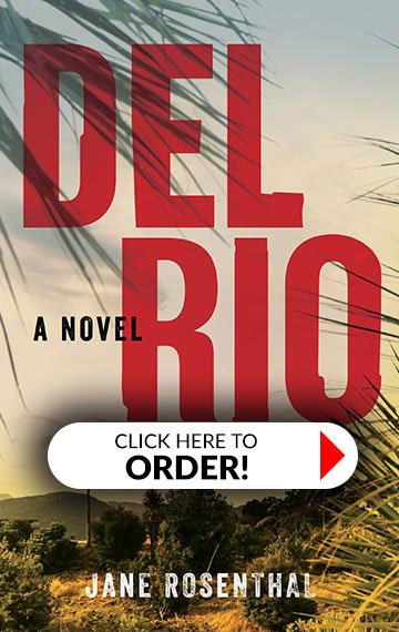 Del Rio Book Cover, with pre-order button